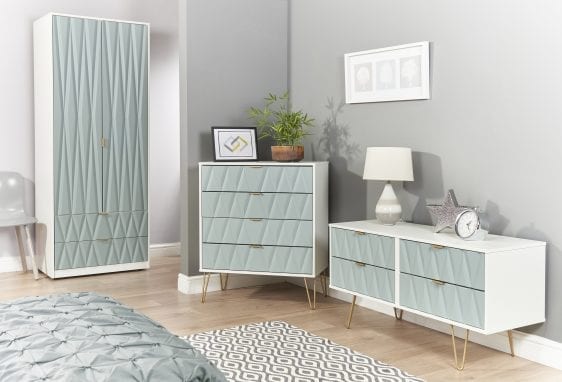 Gray diamond on sale bedroom set